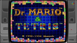 TETRIS & DR MARIO Super Nintendo [1994] PC Perfect Emulation Original Graphics