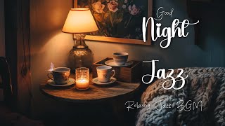 Gentle Sleep Music with Night Ambience - Smooth Tender Piano Jazz & Rainy - Relax, Sleep, Work, ...