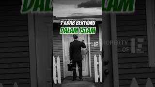 Inilah 7 Adab bertamu menurut Islam #shortvideo #dakwahislam #kajianislam #semogabermanfaat