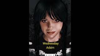 Wednesday Adam created By AI Art #shorts #wednesday #thing #wednesdayaddams #trending