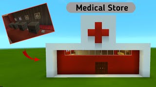 Lokicraft - How to Make Medical Store || How to Build Medical Store in Lokicraft Tutorial