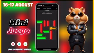 Hamster Kombat Mini Juego 16-17 August