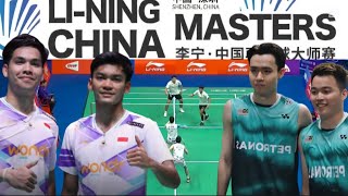 Fikri/Marthin (INA) VS Aaron/Soh (MAS) | | Round Of 32 Li Ning China Masters Badminton 2024