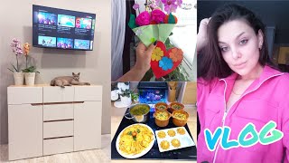 VLOG:Купили комод🤗День матери💐Жаркое в горшочках🍲Уходовые средства🧴🔥