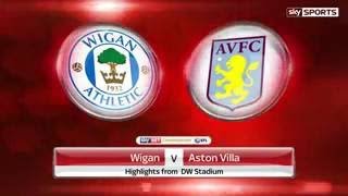 Wigan Athletic 0-2 Aston Villa | Highlights