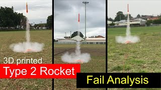 ROCKET FAIL | 3D printed rocket test and evaluation | Design & Technology