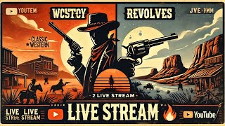 🎬 Classic Western Double Feature: Savage Guns (1961) & Rage at Dawn (1955) | 🎥 Live Stream 🌵🤠