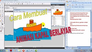 Kutahu Nama Kendaraan (perahu layar, kapal laut, rakit) Animation Kapal Berlayar Screen stream