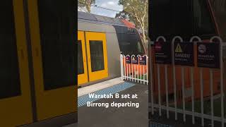 Waratah B set at Birrong Departing #sydneytrains