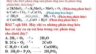 HÓA 8 TUẦN 23 TIẾT 45 BÀI 29  BÀI LUYỆN  TẬP  5