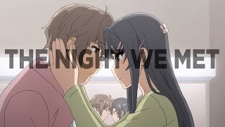 Mai & Sakuta - The Night We Met「AMV」