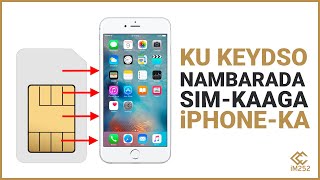 Ku keydso iPhone-kaaga nambarada ku jira SIM-kaarkaaga