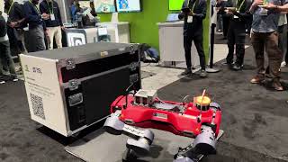 Insanely Fast Bounding Robot Demo at NVIDIA GTC24