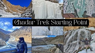 FINALLY WE'RE  STARTING CHADAR TREK  -  TSOMO  -  SPRING WATERFALL - DAY 4