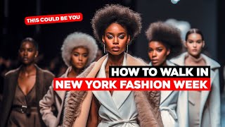 How To Become A Runway Model For New York Fashion Week