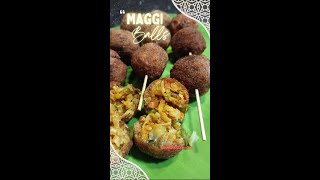 Maggi balls recipe | Leftover maggi recipe #shorts #recipe