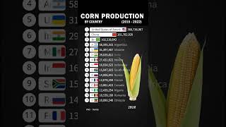 World Maize Production #shorts