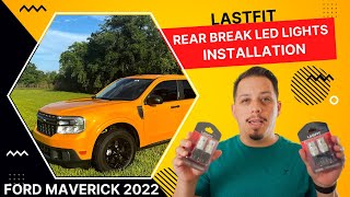 Installing LASFIT Rear Brake Red LED lights on the Ford Maverick 2022