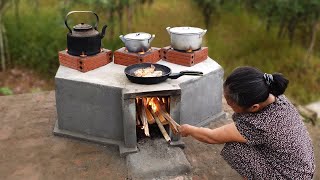 DIY Firewood Stove Easy For Your Family