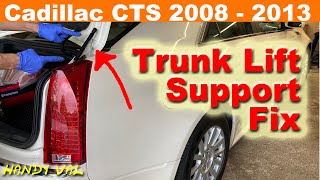 Cadillac CTS Trunk Fix - Trunk Crashing Down? How to Change or Replace CTS Trunk Lift Support Struts