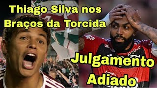 THIAGO SILVA já esta no Rio. Gabriel B. viaja para a Europa à toa. @acimadtrubronegro