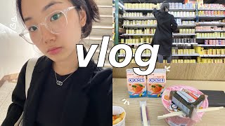 vida na coreia | vlog: dias produtivos, compras da semana, comidas da loja de conveniência, etc!