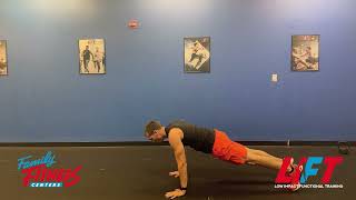 Running Man Push-Up - Family Fitness Centers LIFT