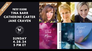 Poets Tina Barr, Catherine Carter, and Jane Craven | Malaprop's Presents