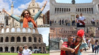 Vlog #1 Roma - Monumento Vittorio Emanuele II, Coliseu, Piazza Navona e Fontana di trevi