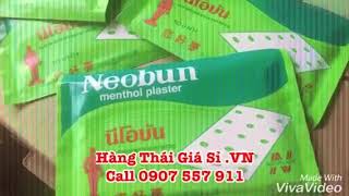 Miếng dán giảm đau Neobun Menthol Plaster