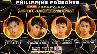 Mister Grand Philippines 2022 Candidates - Live Interview (7th Batch)