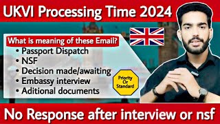 UKVI Visa Processing Time | no response after biometric | NSF | Paid inquiry UK