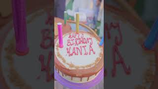 Hania Aamir birthday party 🥳 || #shorts