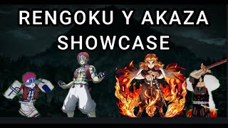 RENGOKU Y AKAZA SHOWCASE + COMPARACION A LA SERIE / Rogue Demon / Roblox.