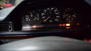 Mercedes w124 2.5d cold start -20°C