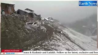 Fresh snowfall in higher reaches of Gurez valley of North Kashmir.