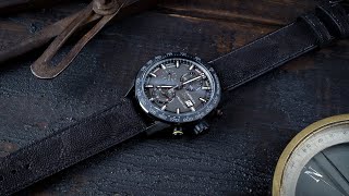 Часовой ремешок из кожи слона для Tag Heuer