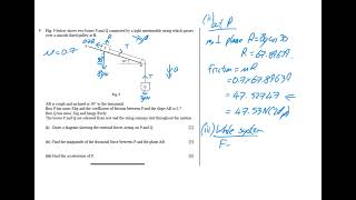 AS-level Maths: Connected Particles on a Declined Plane | Resolving Forces & Newton's Second Law