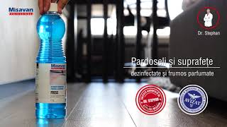 Dr. Stephan Detergent Dezinfectant Pardosel Fresc 1l: ideal pentru suprafete multiple