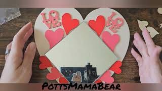 DIY Valentine's Day Mirror Decoration