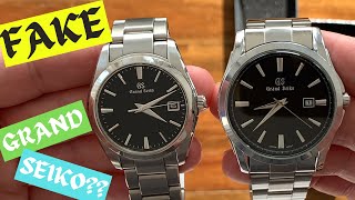 FAKE GRAND SEIKO??!! Real GS vs. Fake GS