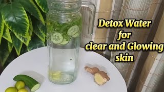 DIY Detox Water for Clear and Glowing Skin | Simple & Refreshing!