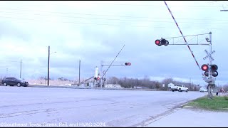 UP Dayton Yard Job and US 90 Railroad Crossing | Dayton, TX | 1-27-2024