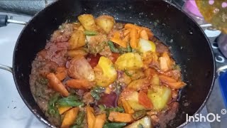 tarkari ka salan recipe |vegetarian tasty & yummy||Asma basic cooking vlog||#cooking #vegetables#try