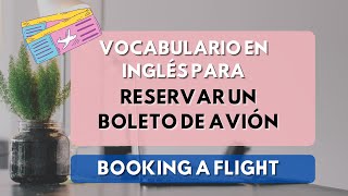 Vocabulario en inglés para viajar