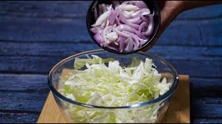 New Snack Recipe With Cabbage And Onion #shorts