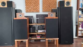 Jbl 120Ti spaekers,Classe Ca-200 Power ,classe dr4l Pre and California Audio Labs icon MK2 cd ply