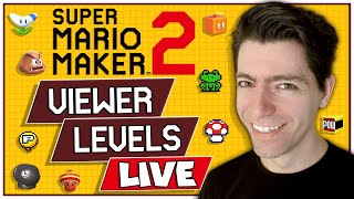 🌟SEND ME YOUR LEVELS 🌟- Mario Maker 2 - LIVE STREAM