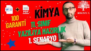 🔴💯Kimya 11. Sınıf 2. Dönem 2. Yazılıya Hazırlık - 1. Senaryo💯