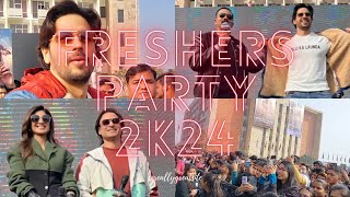 Freshers party 2k24 & Star cast in galgotias university